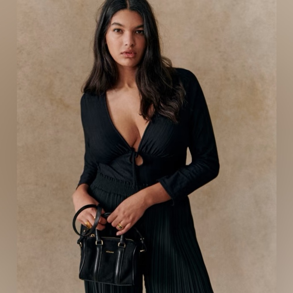 Sezane Clarisse Black Top Small